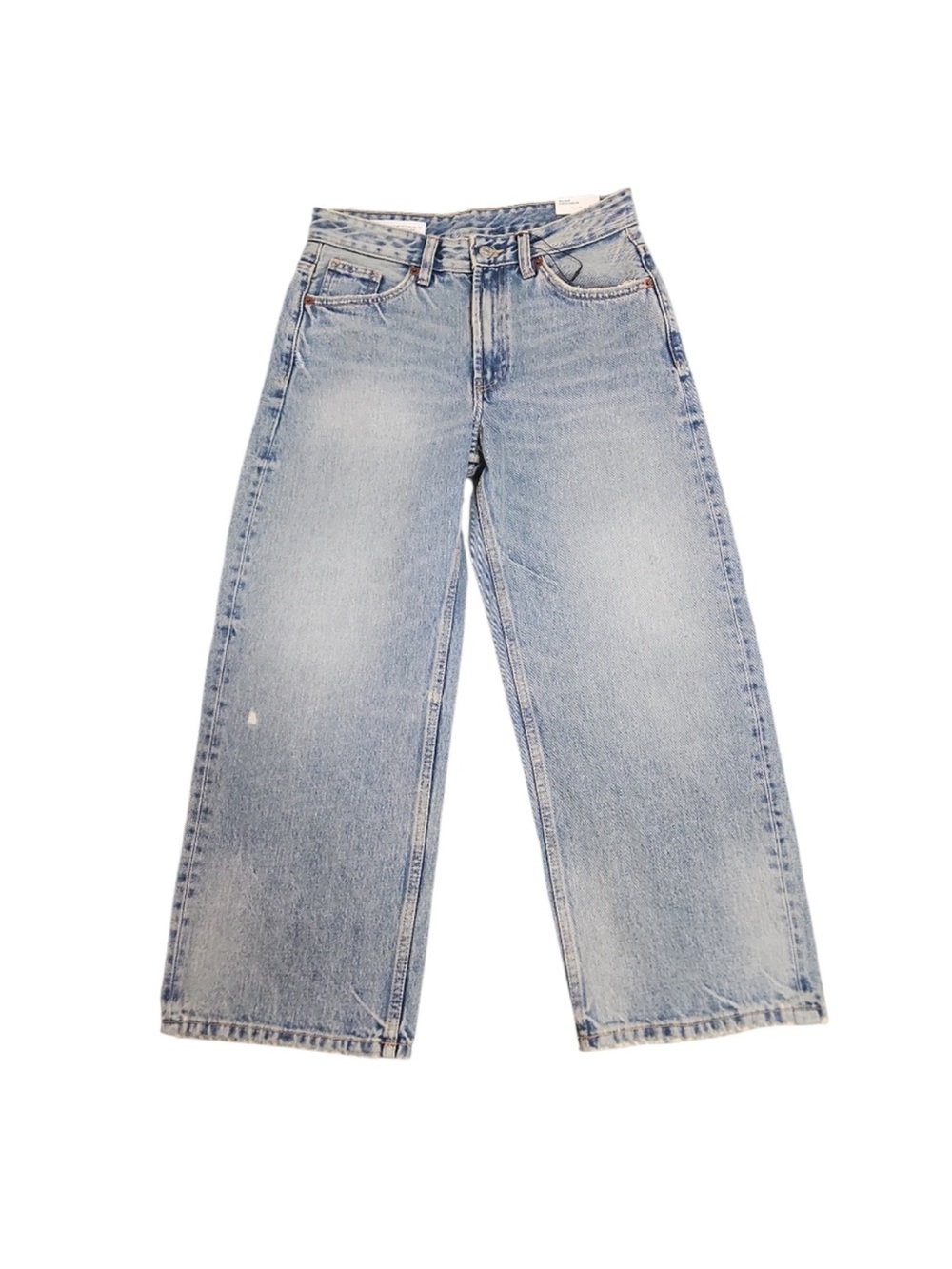 NWT Zara  Relaxed Ankle Length Jeans - Picture 2 of 7